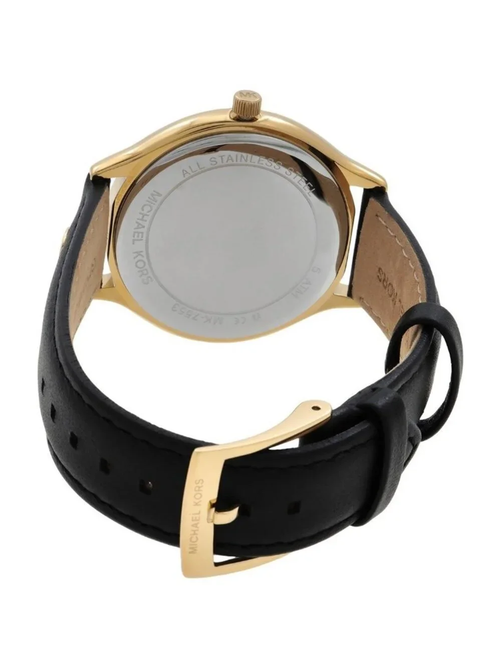 NWT Michael Kors Slim Runway Quartz Black Dial Ladies Watch